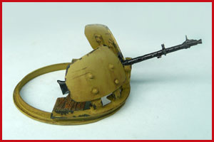 Shield for machine gun on Tobruk