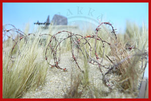 How to realise barbed wire