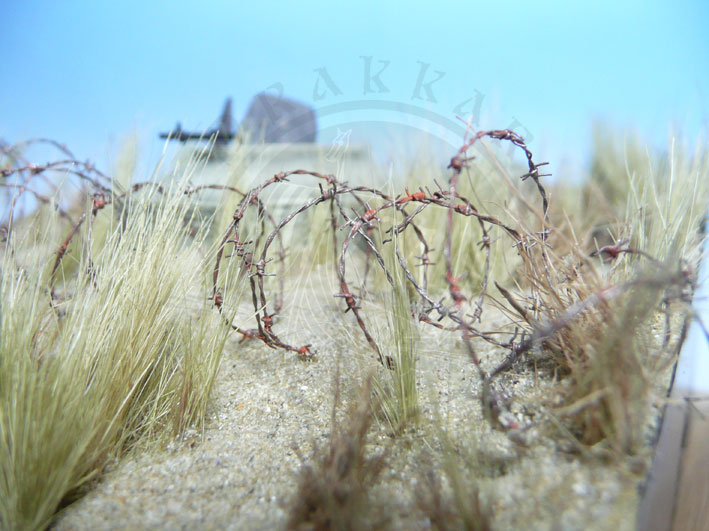 How to realise barbed wire