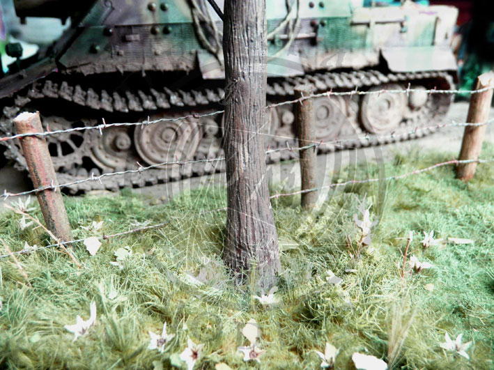 How to realise barbed wire