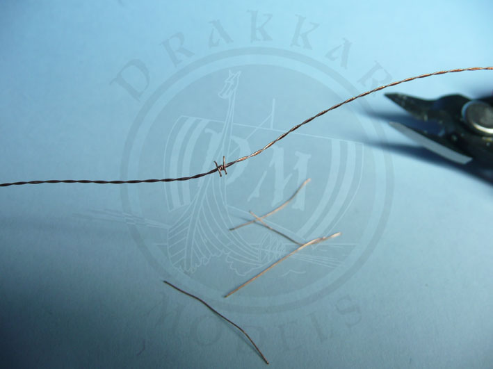 How to realise barbed wire