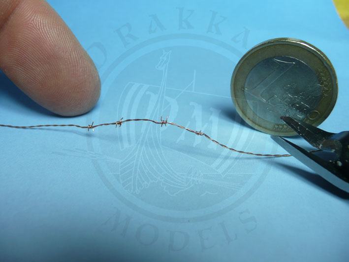 How to realise barbed wire